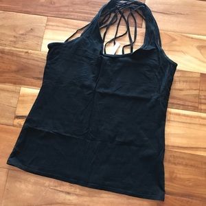 Fabletics Black Strappy Tank Top